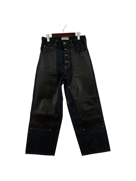 SUGARHILL CEDARWOOD LEATHER DOUBLE KNEE DENIM ダブルニーデニム 1