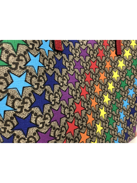 GUCCI チルドレンGGレインボースター トートバッグ ハンドバッグ 410812