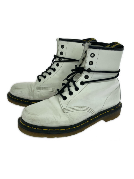 Dr.Martens ブーツ 8ホール レースアップブーツ 白 UK7