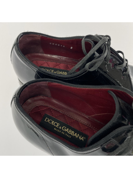 DOLCE＆GABBANA シューズ エナメル 黒
