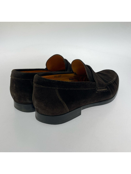 SANTONI シューズ スウェードローファー（8）