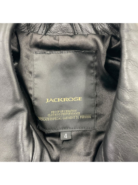 ライダース 羊革 JACKROSE ダブル