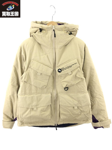 COMFY OUTDOOR GARMENT POLER DOWN JACKET S ベージュ[値下]