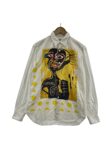 COMME des GARCONS SHIRT 18AW JEAN-MICHEL BASQUIAT シャツ XS 白