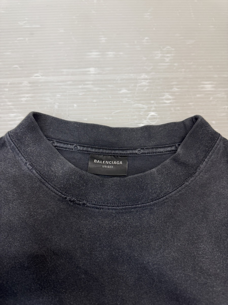 BALENCIAGA/22SS/MEDIUM FIT COLLEGE T-SHIRT/XS/739784 T0VK1