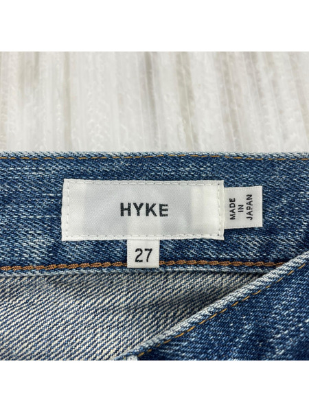 HYKE デニム・ジーンズ CLASSIC STRAIGHT JEANS サックス