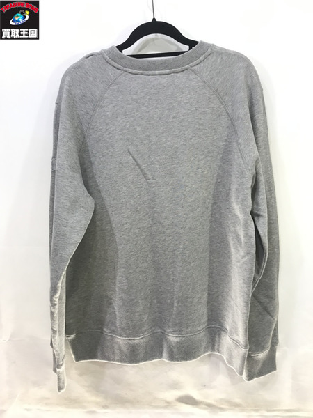 MONCLER/CREWNECK WITH TAPEST/GRY/2/モンクレール/グレー/カットソー