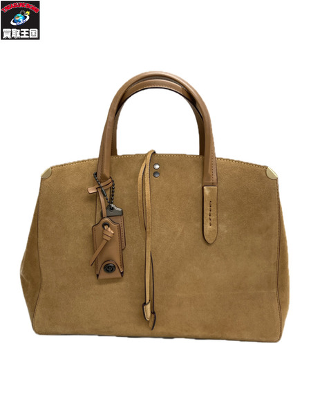 COACH 22822 スエードバッグ 茶