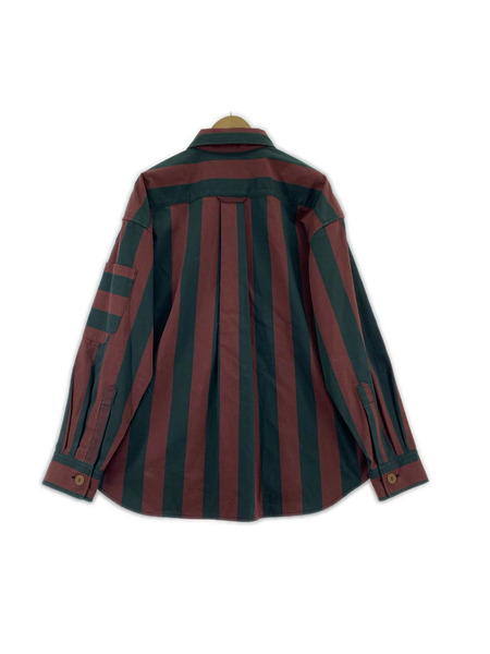 Vivienne Westwood 長袖シャツ MAN ブロックストライプシャツ (46)