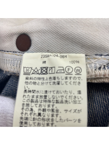 A.PRESSE No.2 Washed Denim Pants デニムパンツ 32 ブルー