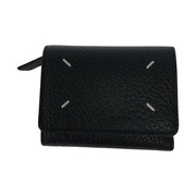 MAISON MARGIELA ZIP COMPACT TRI FOLD WALLET