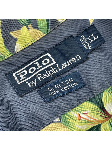 POLO RALPH LAUREN/CLAYTON/オールオーバープリント/コットンアロハシャツ/XL