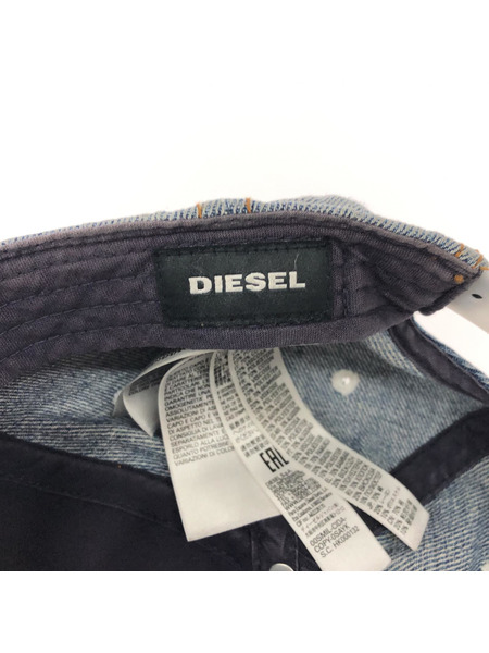 DIESEL デニムキャップ 薄インディゴ