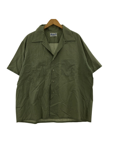 OLD・VINTAGE 半袖シャツ 60s-70s PERMANENT PRESS 開襟シャツ