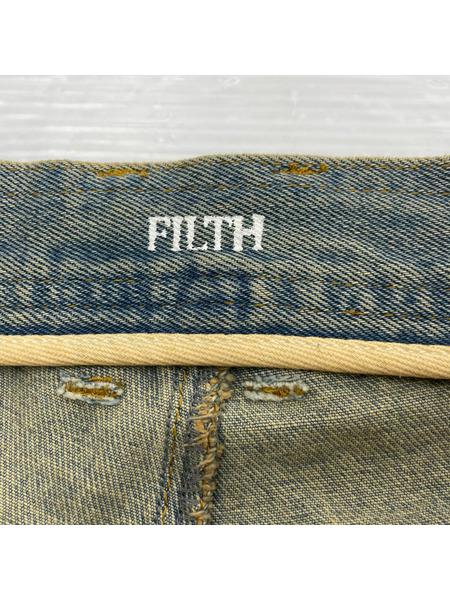 デニム・ジーンズ 24AW FRONT ZIP BAGGY DENIM (32)