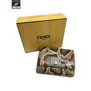 FENDI/ピーカブー/パイソン/Wフラップコンパクトウォレット/8M0359