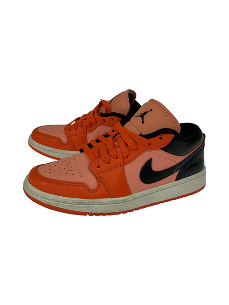 NIKE Women's Air Jordan 1 Low SE Orange/Black 23.0cm