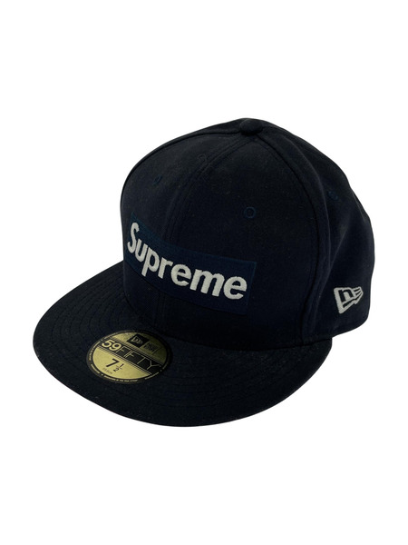 Supreme×NEW ERA GORE-TEX 6パネルキャップ 紺