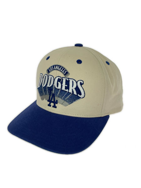 mitchell&ness キャップ LA dogers 青