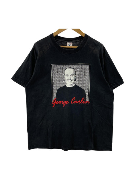 90s-00s George Carlin S/S プリントtee USA製 (XL)