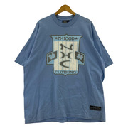 NEIGHBORHOOD N-HOOD CLOTHING プリントTee XXL サックス