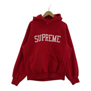 Supreme パーカー（ジップアップ） Varsity Hooded Sweatshirts 赤 S