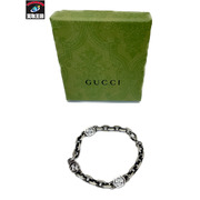 GUCCI インターロッキング G ブレスレット 925 シルバー #18