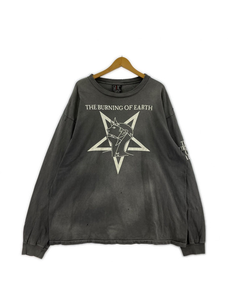 SAINT MICHAEL 長袖Tシャツ・カットソー BURN OF EARTH
