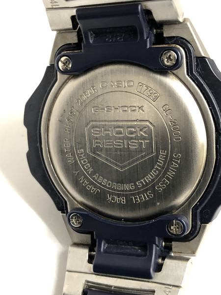 CASIO ｼﾞｰｼｮｯｸ G-SHOCK GC-2000 MT-G ｽﾃﾝﾚｽ　ｱﾅﾛｸﾞ ｸｫｰﾂ腕時計[値下]