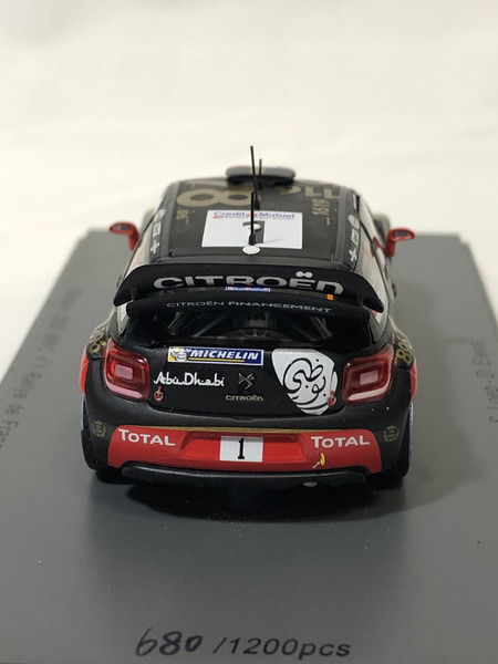 スパーク 1/43 Citroen DS3 WRC Rallye de France 2013 #1[値下]