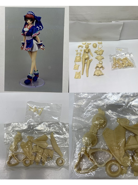 ダイキ 1/6 サムライスピリッツ2 アスラ斬魔伝 リムルル レジンキャストキット 開封品 未組立 説明書欠品 DAIKI 侍魂 サムスピ レジンキット ガレージキット ガレキ