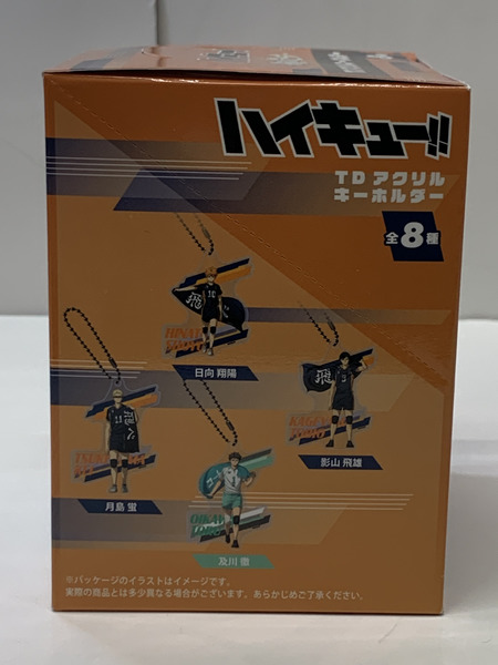 ハイキュー!! 挑戦者たち TDアクリルキーホルダー BOX (8個入り) 未開封 日向翔陽 影山飛雄 月島蛍 及川徹 孤爪研磨 黒尾鉄朗 木兎光太郎 宮侑