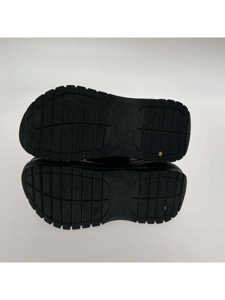 crocs サンダル 厚底 BLK