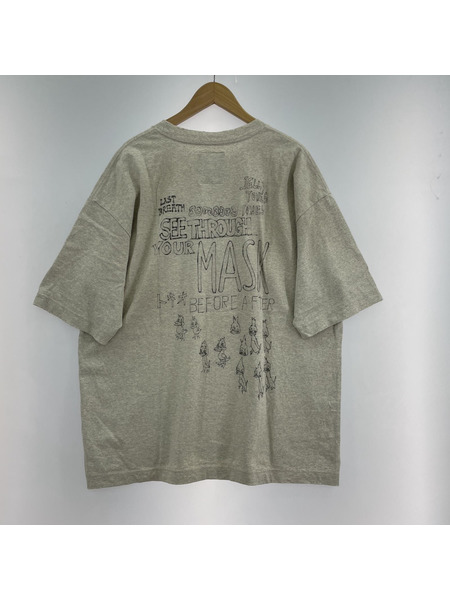 MIHARA YASUHIRO 24AW DISTRESSED TEE USED加工 プリントTee