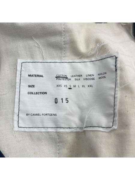 CAMIEL FORTGENS 長袖シャツ SUIT SHORTS 紺