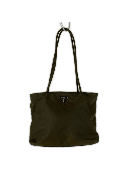 トートバッグ PRADA ナイロントート カーキ