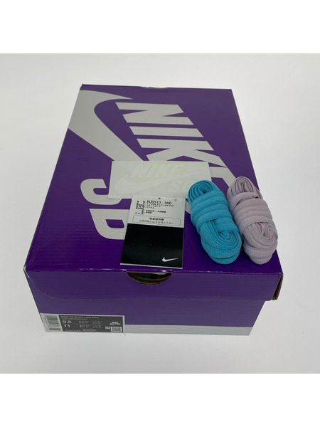 NIKE SB スニーカー Dunk Low Hayley Wilson ブラック×パープル(28㎝)