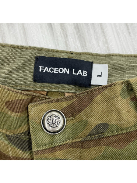 パンツ FACEON LAB カモ柄