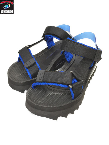 MAISON U/AIR SPORTS SANDAL/BLACK＆BLUE/41/メゾンユー/黒/メンズ/シューズ/サンダル[値下]