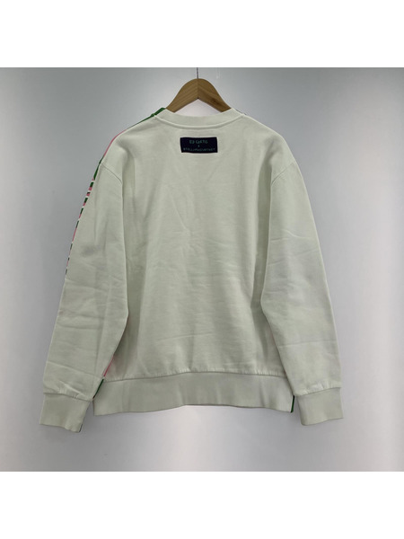 STELLA McCARTNEY スウェット・トレーナー ×ED CURTIS フロント総柄　スウェット　M[値下]