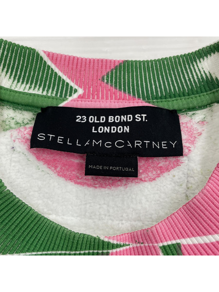 STELLA McCARTNEY スウェット・トレーナー ×ED CURTIS フロント総柄　スウェット　M[値下]