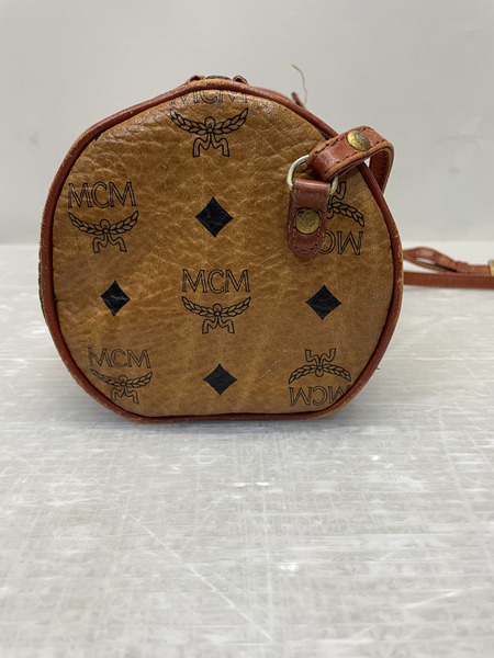 MCM ロゴグラム ヴィセトス ラウンドショルダーバッグ