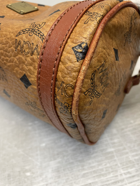 MCM ロゴグラム ヴィセトス ラウンドショルダーバッグ