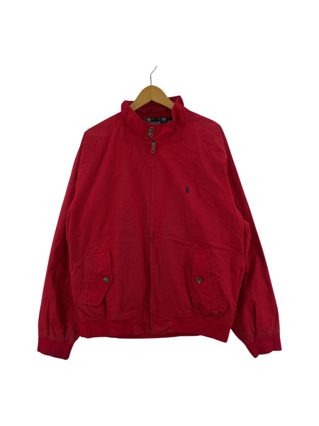 POLO RALPH LAUREN スウィングトップ ジップアップブルゾン LL RED