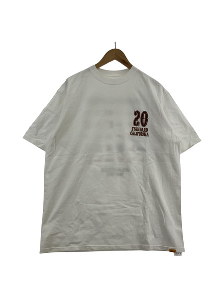 STANDARD CALIFORNIA 20thAnniversaryLogoTee/WHT