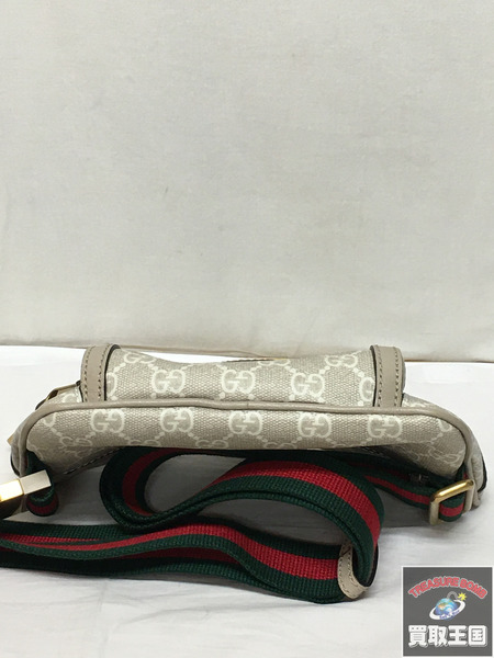Gucci　GGスプリーム インターロッキングG ウエストバッグ ボディバッグ