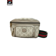 Gucci　GGスプリーム インターロッキングG ウエストバッグ ボディバッグ