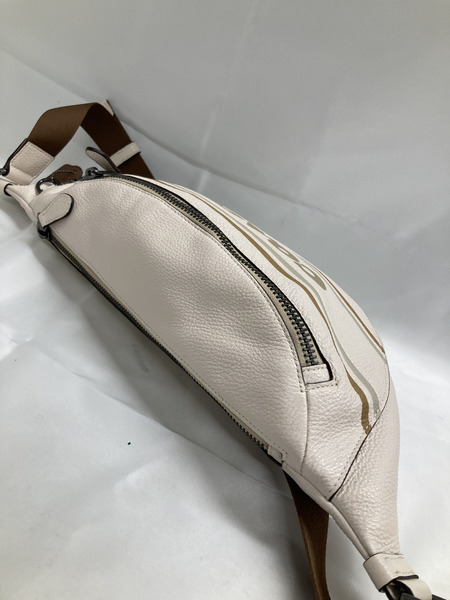 COACH ボディバッグ ワーレン ストライプ