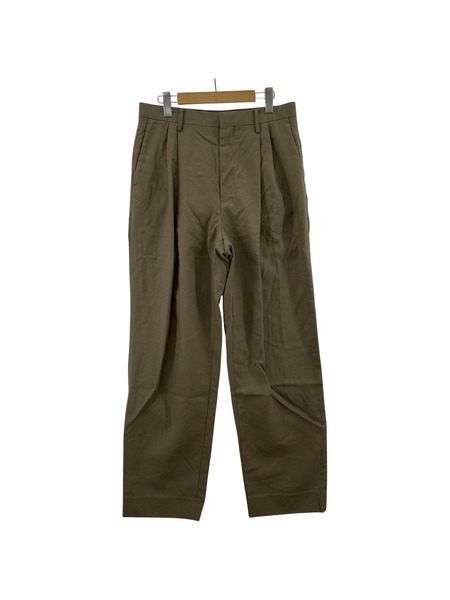 AURALEE 21AW BLUEFACED WOOL WIDE SLACKS (4)