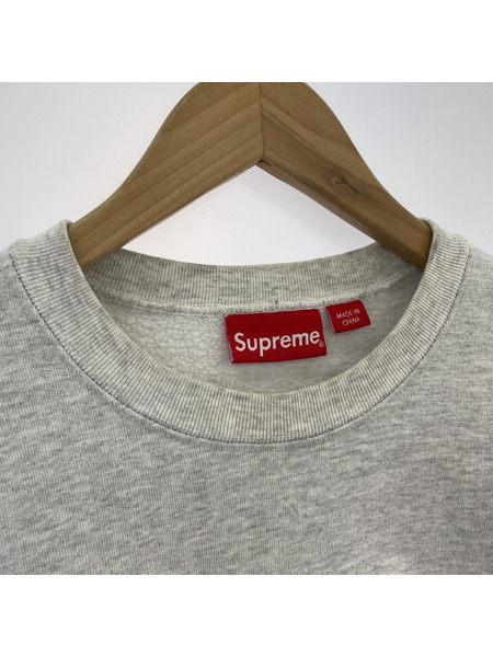 Supreme 23SS Crest Crewneck グレー (M)